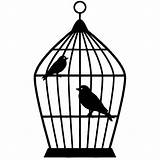 Cage Bird Coloring Drawing Pages Simple Sketch Print Line Color Getdrawings Place Getcolorings Utilising Button sketch template