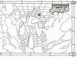 Shredder Supervillains sketch template