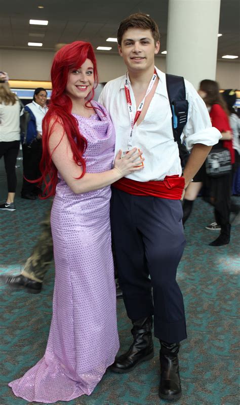ariel and eric the absolute best cosplays from comic con