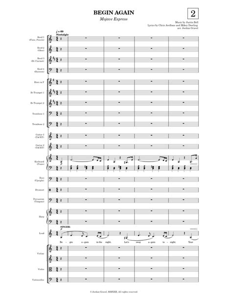 mojave express    sheet   piano trombone
