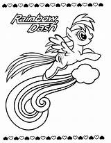 Pages Pony Coloring Dash Rainbow Little Ausmalbilder Enjoying Flame Toy Heart Color Horse Choose Board sketch template