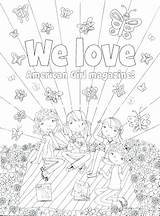 Girl American Pages Coloring Grace Getcolorings sketch template
