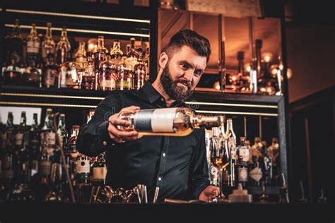 bar manager  making drinks   bar stock photo image  occupation nightclub