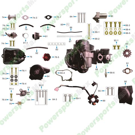 engine assembly atvs parts