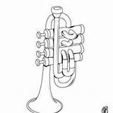 Coloring Tuba Pages Trumpet Instrument Musical Hellokids Mandolin sketch template
