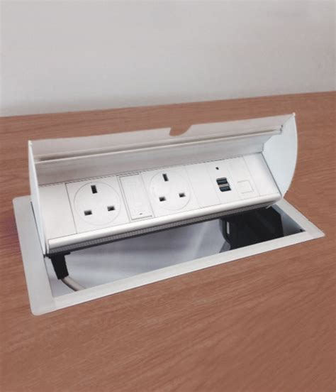 metalicon aspect desk insert power data module  power  cat