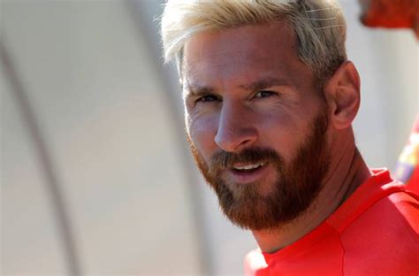 lionel messi explains why he decided to dye his hair sportbible