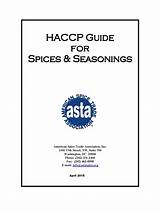 Haccp Spices Seasonings Asta Hazard sketch template