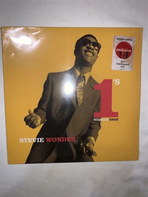 Stevie Wonder Number 1 S Ones 2 Record Red Vinyl Lp 2020 Limited For