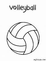 Voleibol Pelota Volley Imprimir sketch template