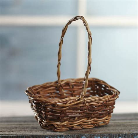 woven wicker rectangle basket baskets buckets boxes home decor