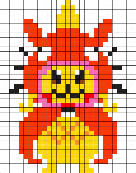 Small Magicarp Pikachu Perler Perler Bead Pattern Bead