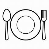 Crockery Utensil Dinnerware Dishware Cutlery sketch template