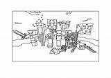 Coloring Zombie Minecraft Pigman Pages Comments sketch template