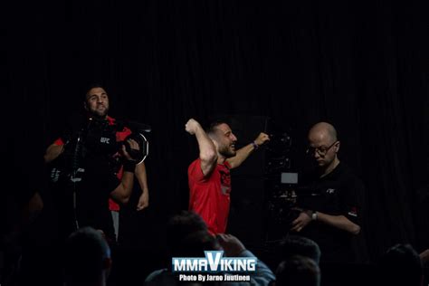 weigh in photos daniel teymur at ufc sweden 6