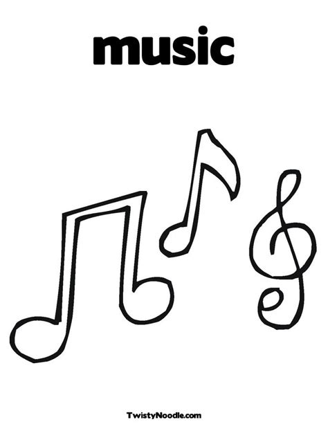 musical notes coloring pages