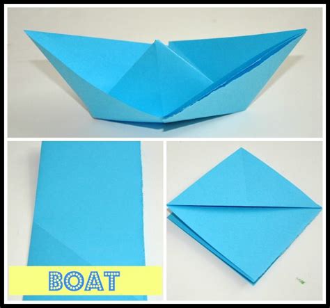 origami boat fun littles