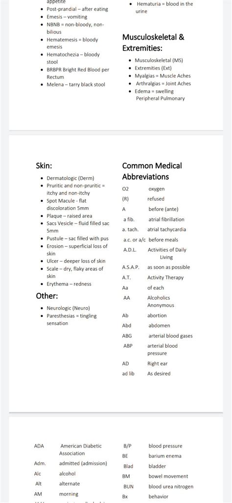 medical terminology cheat sheet study sheets instant etsy