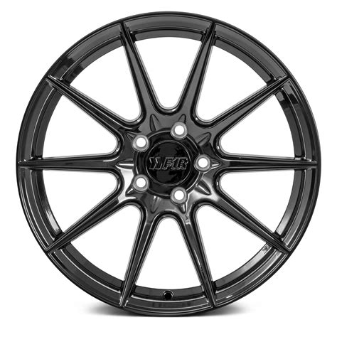 fr  wheels gloss black rims