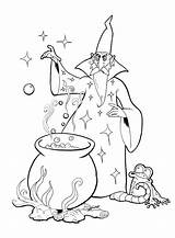 Coloring Pages Wizard Merlin Magician Emerald City Printable Magic Color Getcolorings Tricks Category Print Stuff Store Popular Kidz sketch template