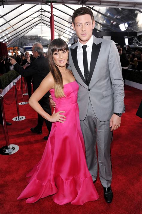 lea michele and cory monteith couples at the sag awards