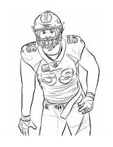 Coloring Pages Nfl Miller Von Ryan Printable Football Supercoloring Sports Book Source Matt sketch template