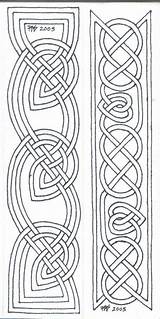 Celtic Designs Line Bookmarks Patterns Deviantart Knots Celtas Quilt Entrelacs Embroidery Viking Symbols Egyptian Ancient Celtiques 1911 Knot Engraving Cenefas sketch template