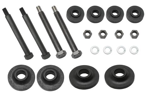 holden front  mounting rubbers bolts kit early fj  ebay