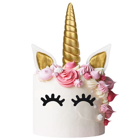 buy golden unicorn cake topper kids cake decorations birthday cake