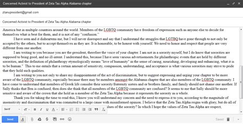 Mle 5 Letter To Zeta Tau Alpha Alabama Chapter Gender Race And Media