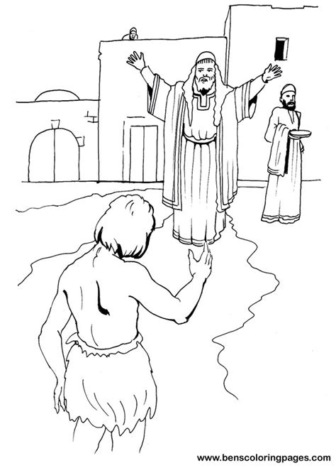 parable   lost son coloring pages