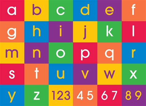 alphabet colors  michael tompsett
