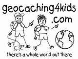 Geocaching 4kids Sparad sketch template