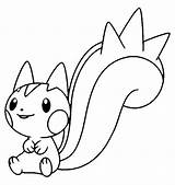 Pokemon Pachirisu Emolga Base Coloriage Jigglypuff Clipartmag Pixy Colorir sketch template