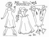 Paper Dolls Doll Disney Color Cory Snow Jensen Princess Frozen Coloring Pages Colouring Crafts Line Book Toys Choose Board sketch template