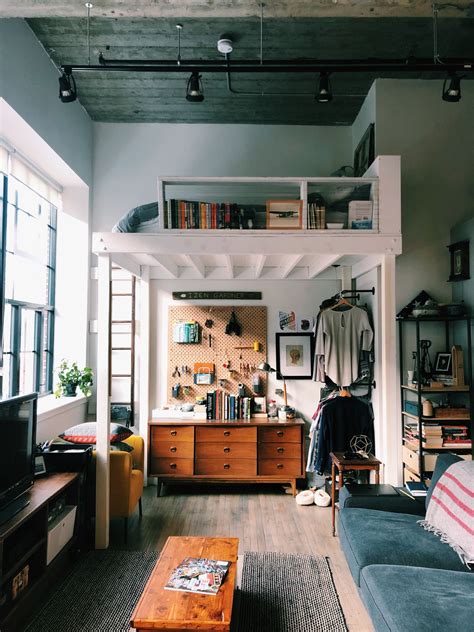 loft bedroom studio apartment diy ideas apartment therapy