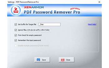 XenArmor PDF Password Remover Pro screenshot #4