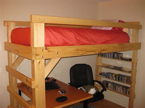 College Bed Loft Twin Xl 9 Steps With Pictures Instructables