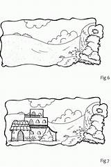 Coloring Rock Wise Foolish Man House Builders Pages Built Parable His Bible Sand Clipart Jesus Crafts Colouring Upon Kids Parables sketch template