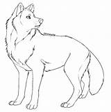 Wolf Lineart Drawing Deviantart Drawings Kipine Animal Cute Base Anime Easy Furry Sketch Canine Fox Choose Board Sketches Deviant Random sketch template