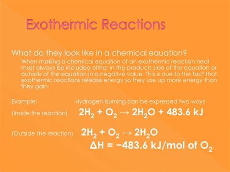 endothermic  exothermic reactions powerpoint  id