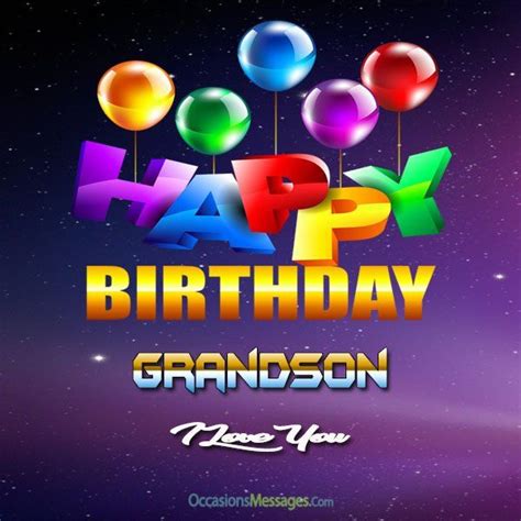 happy  birthday grandson images printable template calendar