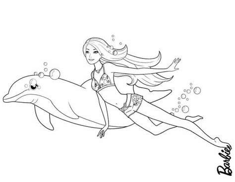 barbie dolphin magic coloring pages dolphin coloring pages mermaid