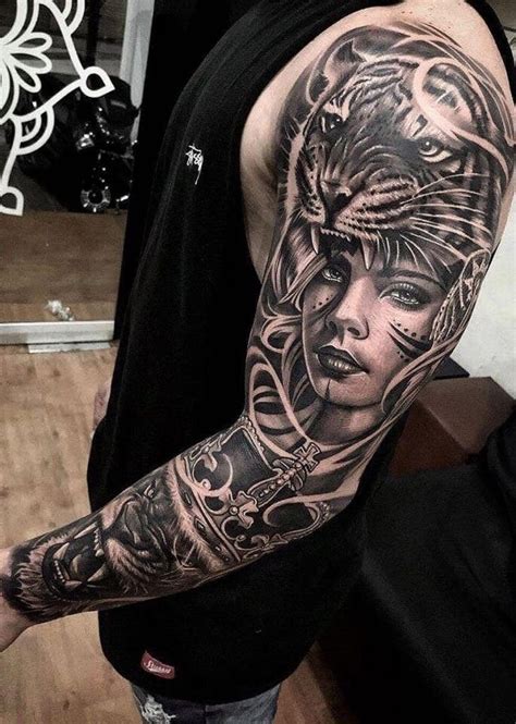 Full Arm Tattoo Designs For Guys Tattoos Arm Men Body Tattoo Guys