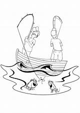 Coloring Fisherman Fishermen Pages Boat Fishing Man Cartoon Cliparts Printable Clipart Fish Books Gif Categories Similar Labor Popular Library Line sketch template