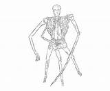 Slender Man Coloring Pages Character Slenderman Template sketch template