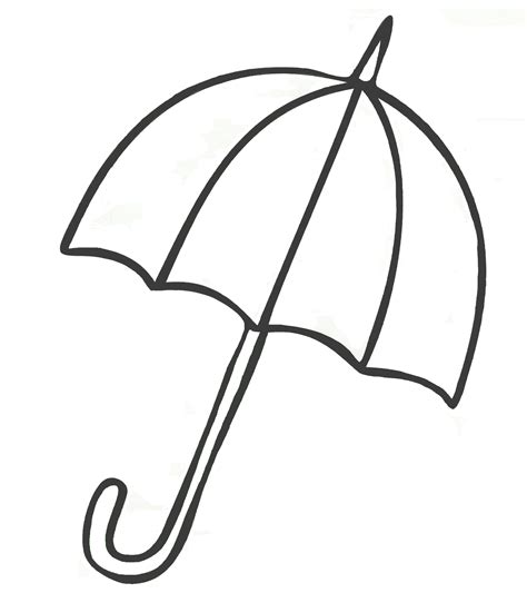 umbrella coloring page    clipartmag