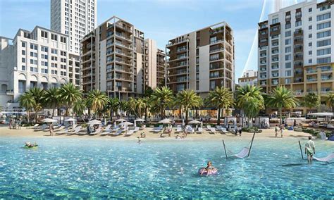 sunset creek beach  dubai creek harbour emaar properties propertydiggercom