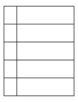 blank tables  list templates  pointer education tpt