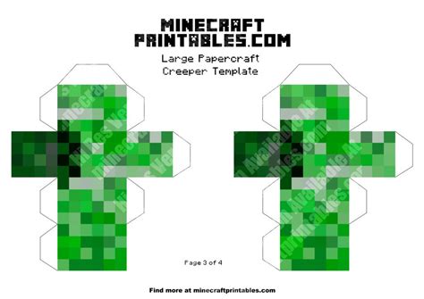 minecraft creeper printable printable word searches
